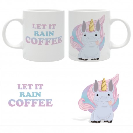 Licorne - Mug 320 ml - LOL and Co - Let it rain Coffe - bo?te x2*