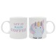 Licorne - Mug 320 ml - LOL and Co - Let it rain Coffe - bo?te x2*