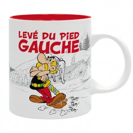 ASTERIX - Mug 320ml - "GET UP ON THE WRONG SIDE OF THE BED" x2