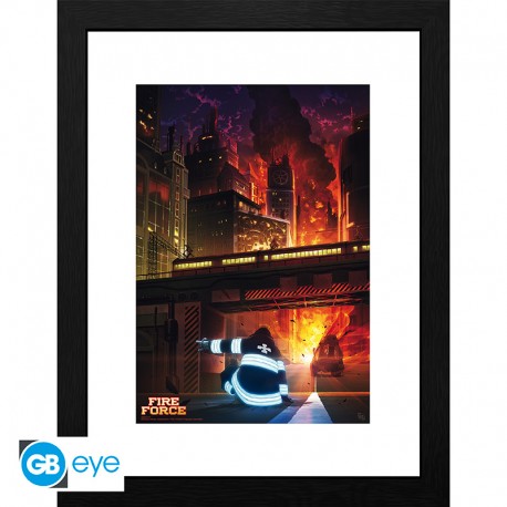 FIRE FORCE - Framed print "Spontaneous Human Combustion" (30x40) x2