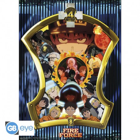 FIRE FORCE - Poster Chibi 52x38 - Special Fire Forces*