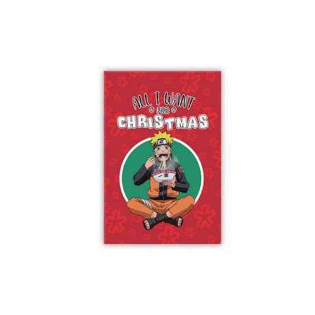 Naruto Shippuden - Magnet - "ALL I WANT FOR CHRISTMAS" x6