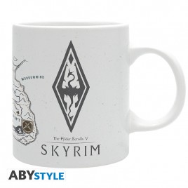 SKYRIM - Mug - 320 ml - "Carte" - subli -box x2
