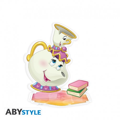 DISNEY - Acryl® - Mme Samovar et Zip x4