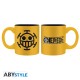 ONE PIECE - Set 2 mini-mugs - 110 ml - Ace & Trafalgar emblems x2