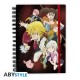 THE SEVEN DEADLY SINS - Cahier A5 Spiral "Meliodas et les Sins" X4