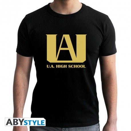 MY HERO ACADEMIA - Tshirt "U.A" man SS black - new fit