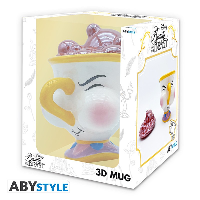 DISNEY - Mug 3D - La Belle et la Bête - Zip x2 - Abysse Corp