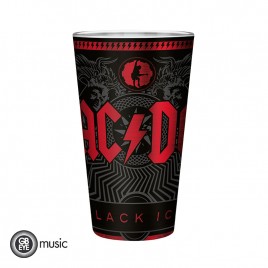 AC/DC - Verre XXL - 400 ml - Black Ice - boite x2
