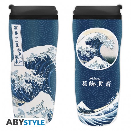 HOKUSAI - Mug de voyage "Grande Vague"