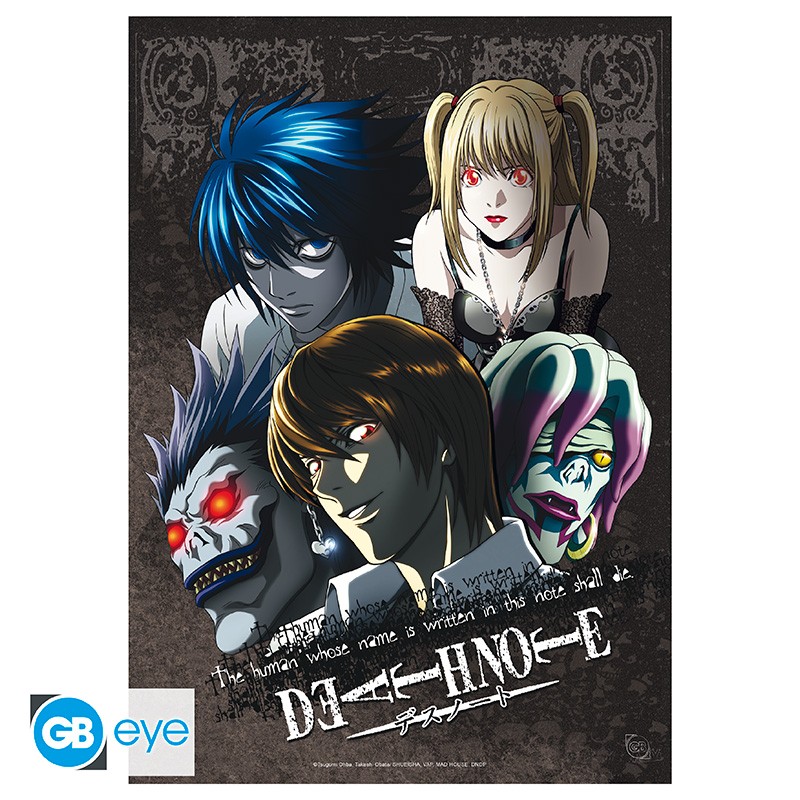 DEATH NOTE - Portfolio 9 posters Protagonists (21x29,7) - Abysse Corp