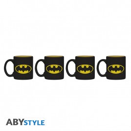 DC COMICS - Set 4 espresso mugs - Batman Iconique