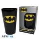 DC COMICS - Large Glass - 400ml - Batman Symbol - box x2
