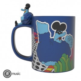 THE BEATLES - Mug 3D anse - Blue Meanie x2