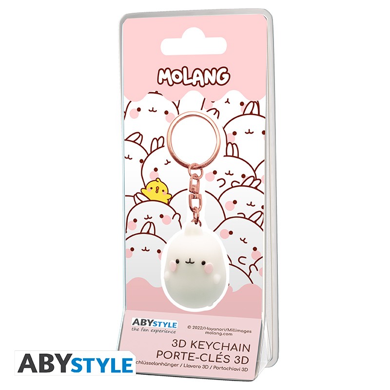 Molang Keychain 3d Molang X4 Abysse Corp