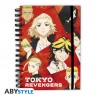 TOKYO REVENGERS - Cahier Spiral "Revengers" X4