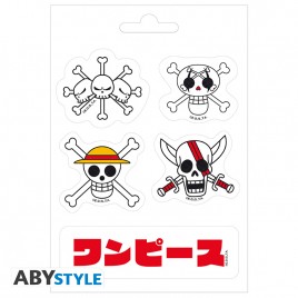 ONE PIECE - Stickers - 16x11cm/ 2 sheets - Emperors Skulls