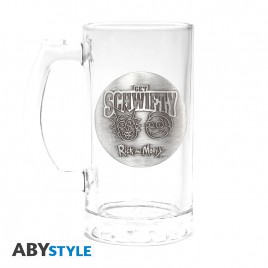 RICK AND MORTY - Tankard metal "Get Schwifty" - box x2