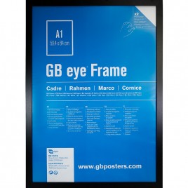 GBEYE - MDF Black Frame - A1 - 59.4 x 84.1cm - X2