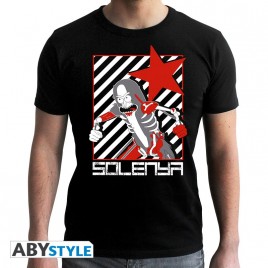 RICK AND MORTY - Tshirt "Solenya" man SS black - new fit