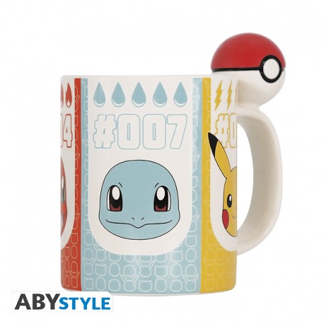 POKEMON - Mug 3D anse - Pokéball x2