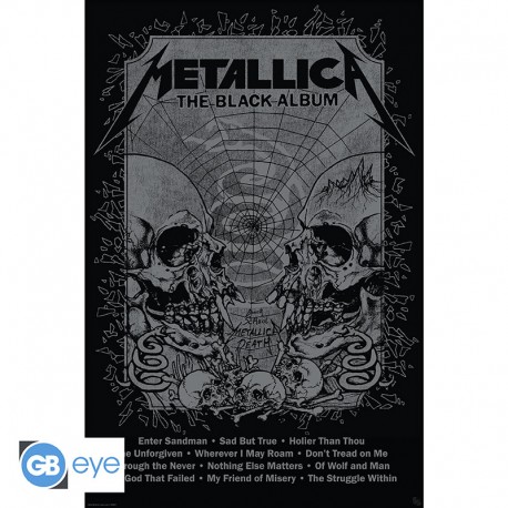 METALLICA - Poster Maxi 91.5x61 - Black Album