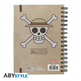 ONE PIECE - Notebook "Wanted Luffy" X4