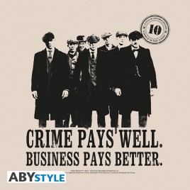 PEAKY BLINDERS - Tote Bag - "Crime Pays"