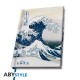 HOKUSAI - Cahier A5 "Grande Vague" X4
