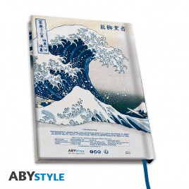 HOKUSAI - A5 Notebook "Great Wave" X4