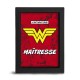 Wonder Woman - Cadre Kraft - L'AUTHENTIQUE "W" MAÎTRESSE x8*