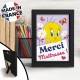 Looney Tunes - Frame - "MERCI MAÎTRESSE" x8*
