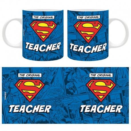 Superman - Mug - 320 ml - THE ORIGINAL "S" TEACHER x2*