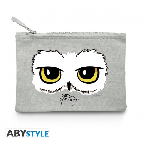 HARRY POTTER - Cosmetic Case - "Hedwig" - Grey*