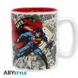 DC COMICS - Pck Mug + Keychains + Badges "Superman"