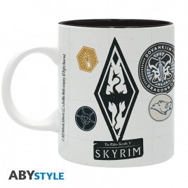 SKYRIM - Mug - 320 ml - "Insignes" - subli -box x2