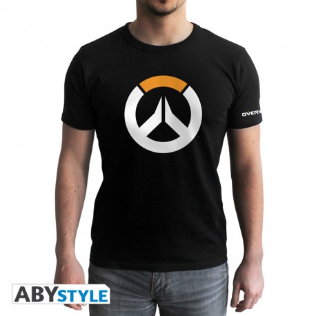 Premium Gaming Herren T-Shirt Schwarz For the Good Logo Overwatch S-XL 