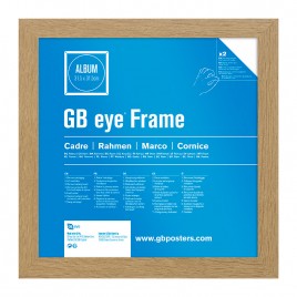 GBEYE - Album & Vinyl Frame - Oak (31.5 x 31.5cm) x2