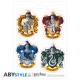 HARRY POTTER - Stickers - 16x11cm/ 2 sheets - Hogwarts Houses x5