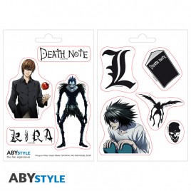 DEATH NOTE - Stickers - 16x11cm/ 2 planches - "Icônes Death Note"