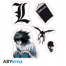 DEATH NOTE - Stickers - 16x11cm/ 2 planches - "Icônes Death Note"