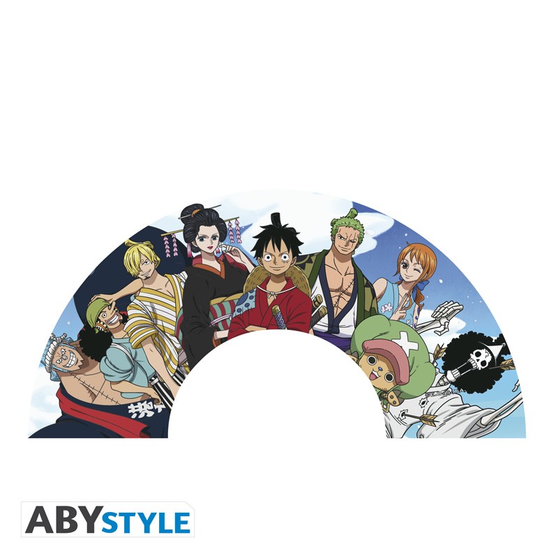 ONE PIECE Eventail "Equipage Chapeau de Paille Wano" x4* Abysse Corp