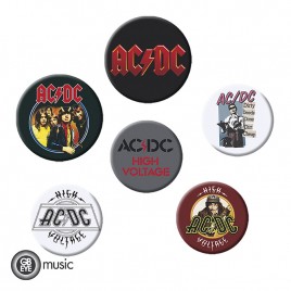AC/DC - Pack de Badges - Mix X4
