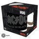AC/DC - Mug - 320 ml - Back In Black - subli- boîte x2*
