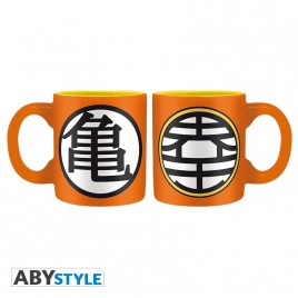 DRAGON BALL - Pck Verre 29cl + Keyring + Mini Mug "Kame Symbol"