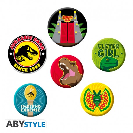 JURASSIC PARK - Pack de Badges - Icônes X4