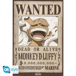 ONE PIECE - Poster Maxi 91,5x61 - Wanted Luffy Wano