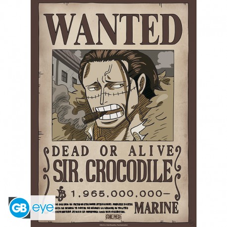 ONE PIECE - Poster Chibi 52x38 - Wanted Crocodile Wano