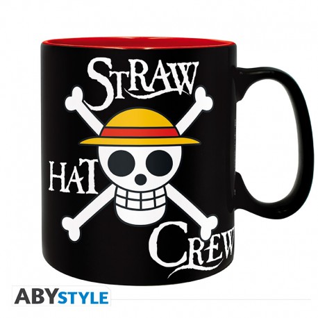 ONE PIECE - Mug - 460 ml - Luffy & Skull - Boîte Carton x2