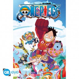 ONE PIECE - Poster Maxi 91,5x61 - Egg Head Couverture